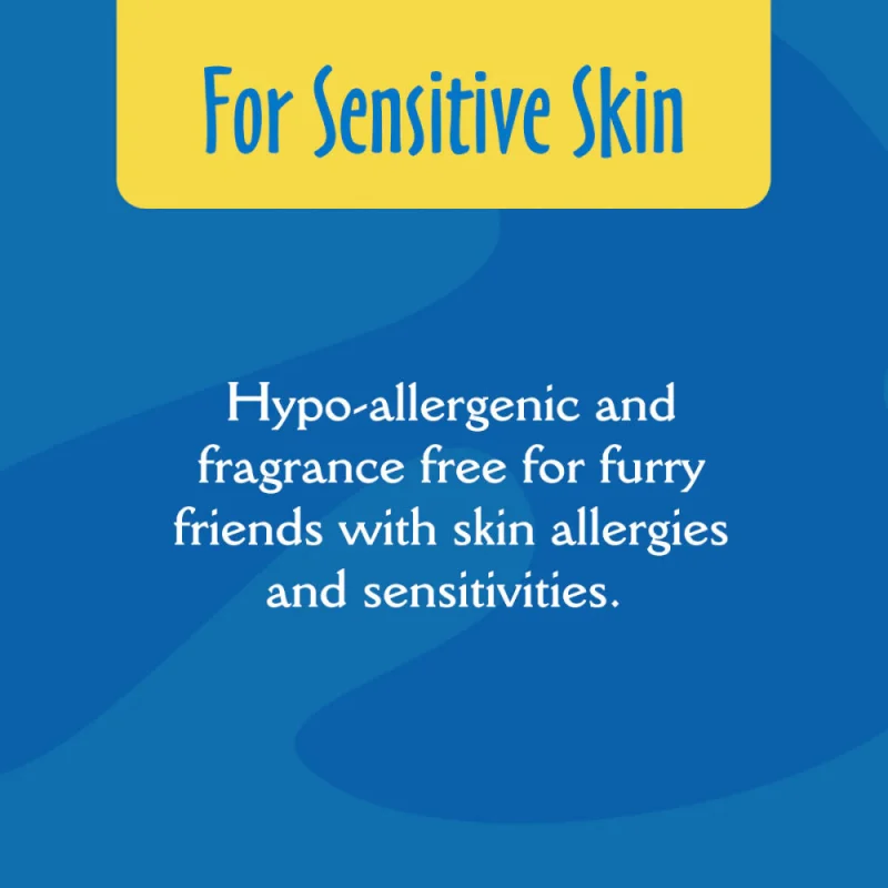 EarthBath Hypo Allergenic Fragrance Free Foam for Dogs — back view