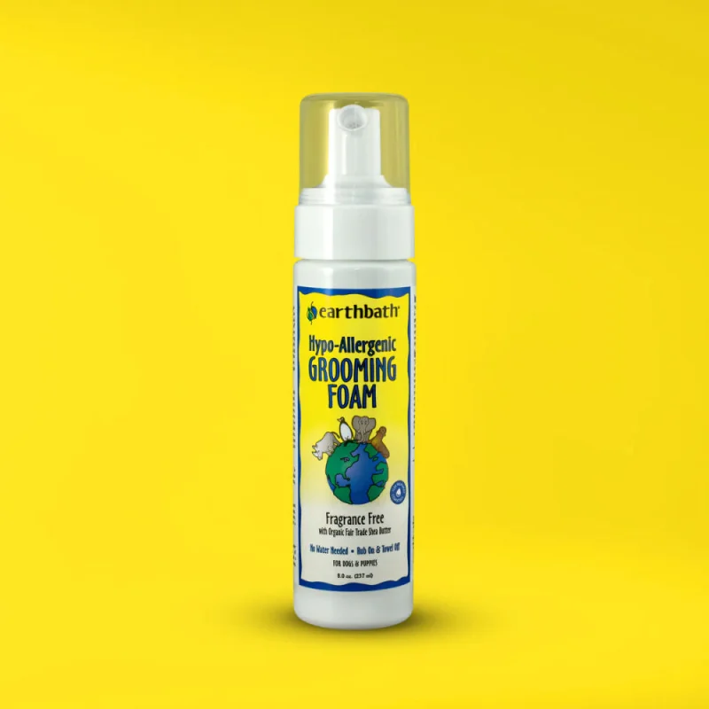 EarthBath Hypo Allergenic Fragrance Free Foam for Dogs — in use