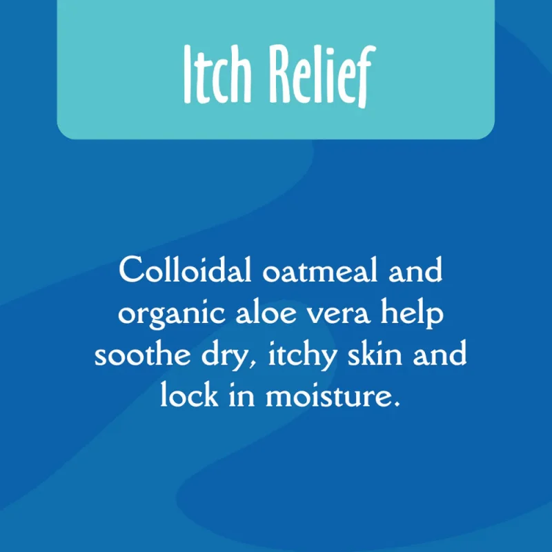 EarthBath Oatmeal & Aloe Conditioner Vanilla & Almond for Dogs and Cats — in use