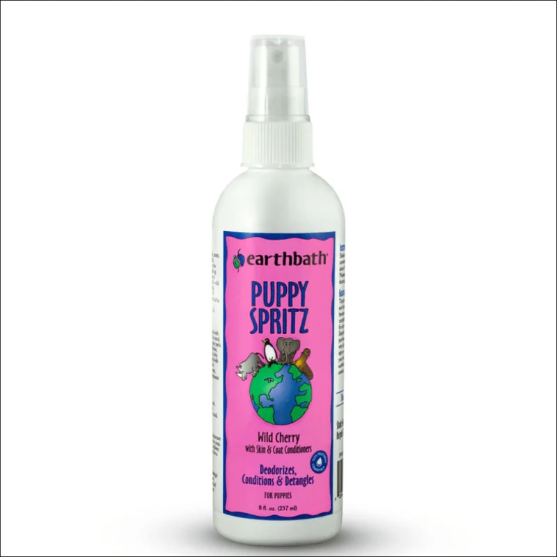 EarthBath Ultra Mild Puppy Shampoo Wild Cherry — side view