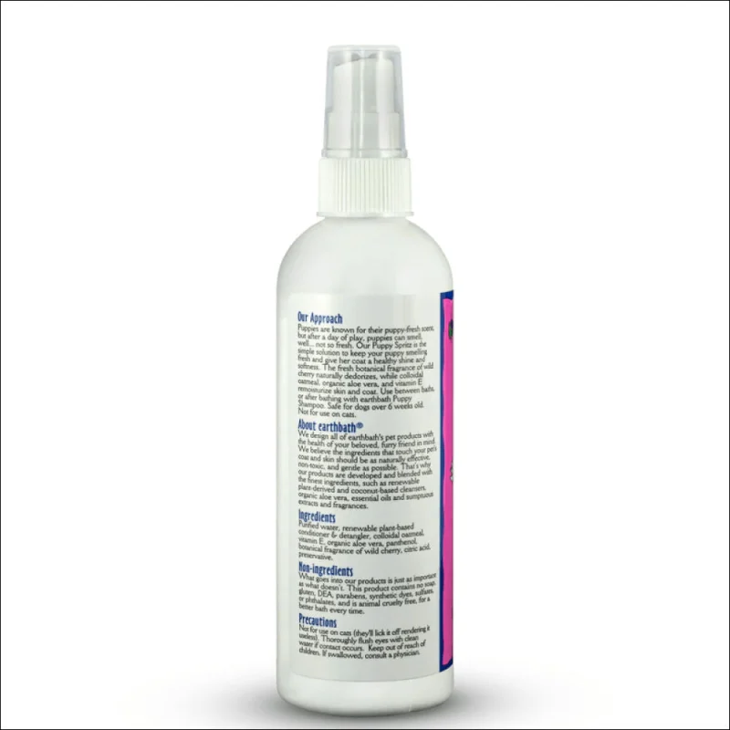 EarthBath Ultra Mild Puppy Shampoo Wild Cherry — detail shot