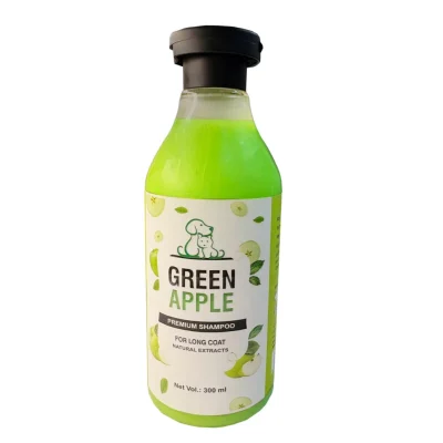 Ek Tek Green Apple Shampoo for Long Coat for Dogs and Cats