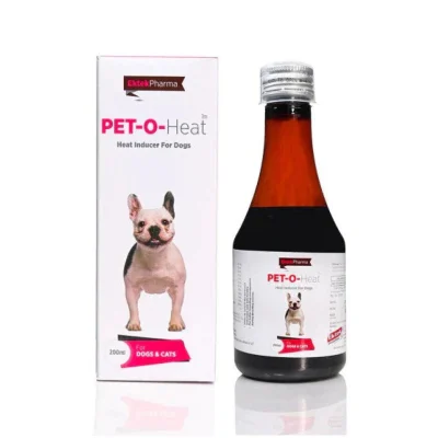 Ek Tek Pet O Heat Syrup for Dogs and Cats