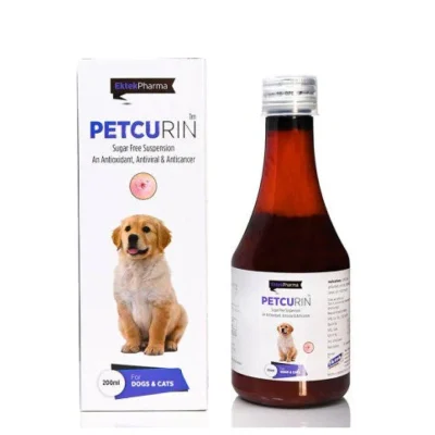 Ek Tek Petcurin Syrup for Dogs and Cats