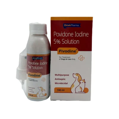 Ek Tek Pivodine Spray for Dogs and Cats