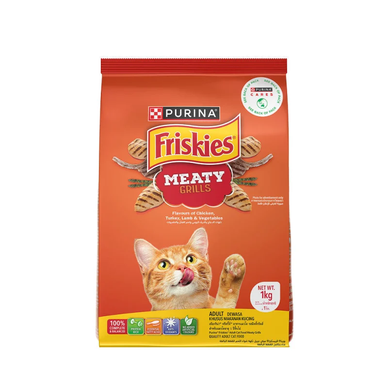 Friskies Meaty Grills Adult Cat Dry Food