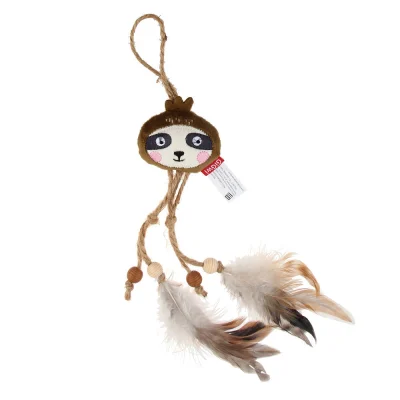 Gigwi Catch And Scratch Eco Line Sloth Toy For Cats