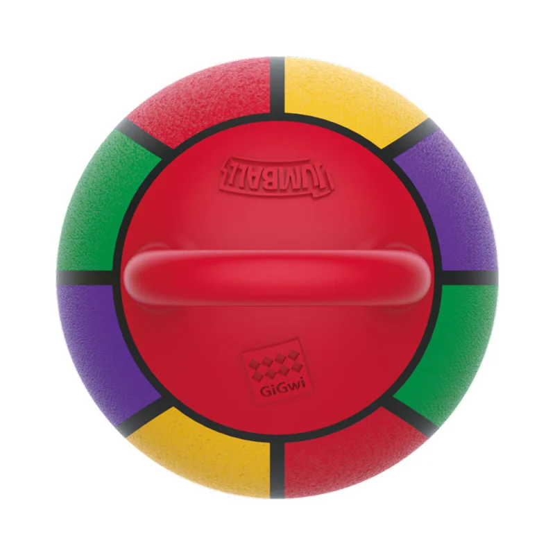 GiGwi JUMBALL Basketball Mini Toy for Dogs — detail shot
