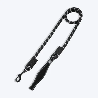 Huft Classic Rope Leash For Dogs Black
