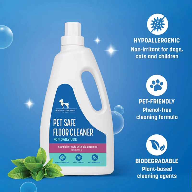 HUFT Pet Safe Floor Cleaner for Dogs and Cats — side view