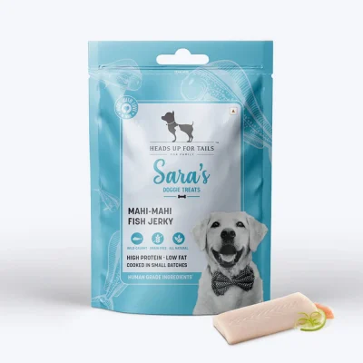 HUFT Sara's Doggie Mahi Mahi Fish Jerky Dog Treats