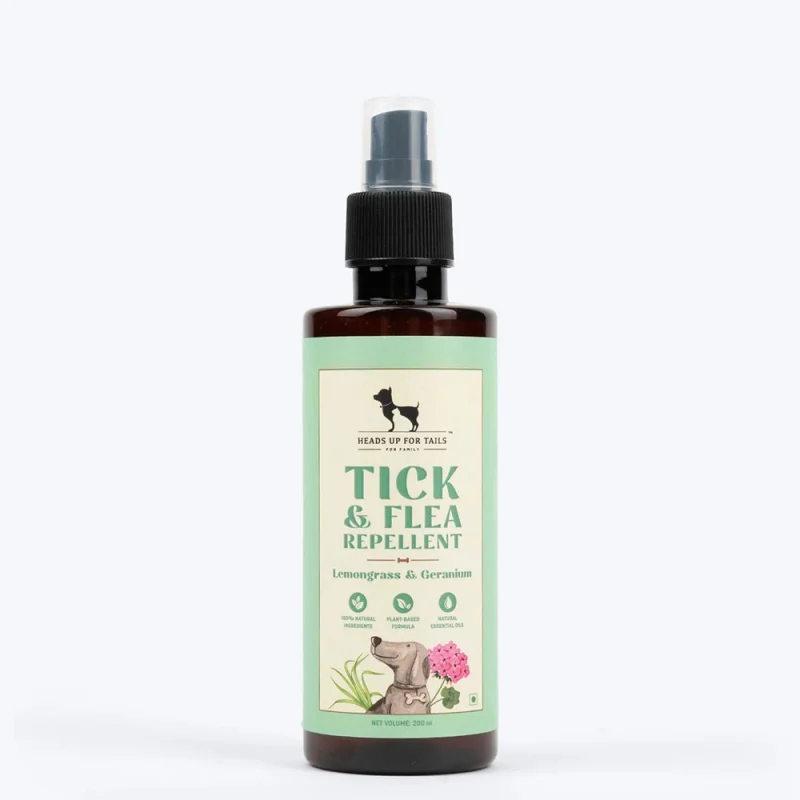 HUFT Sara's Organic Anti-Flea & Tick Spray for Dogs