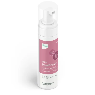 Hester Pawfresh Dry Bath Mousse Waterless Shampoo 190ml for Dogs and Cats