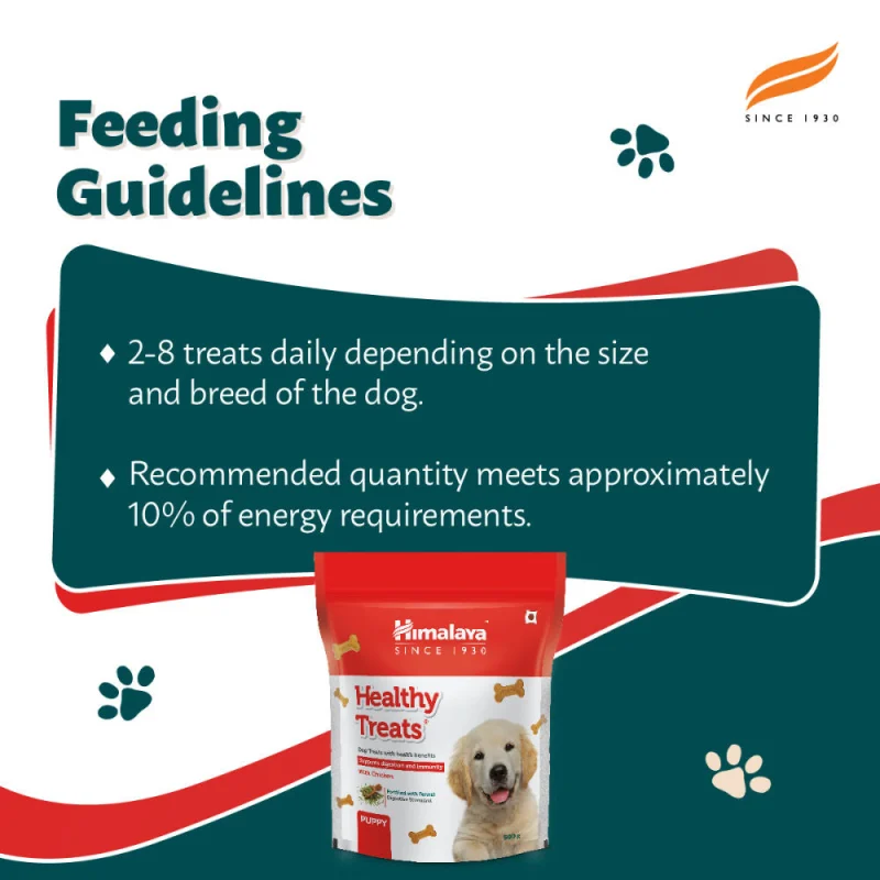 Himalaya Chicken Healthy Treats for Puppies — back view
