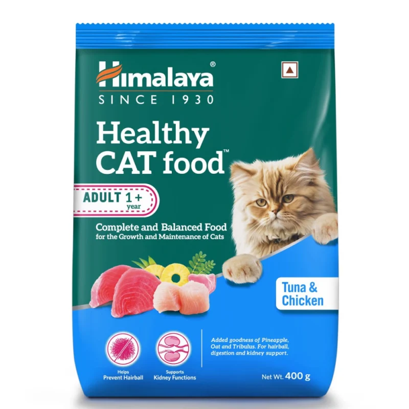 Himalaya Tuna & Chicken Healthy Adult Cat Dry Food — back view