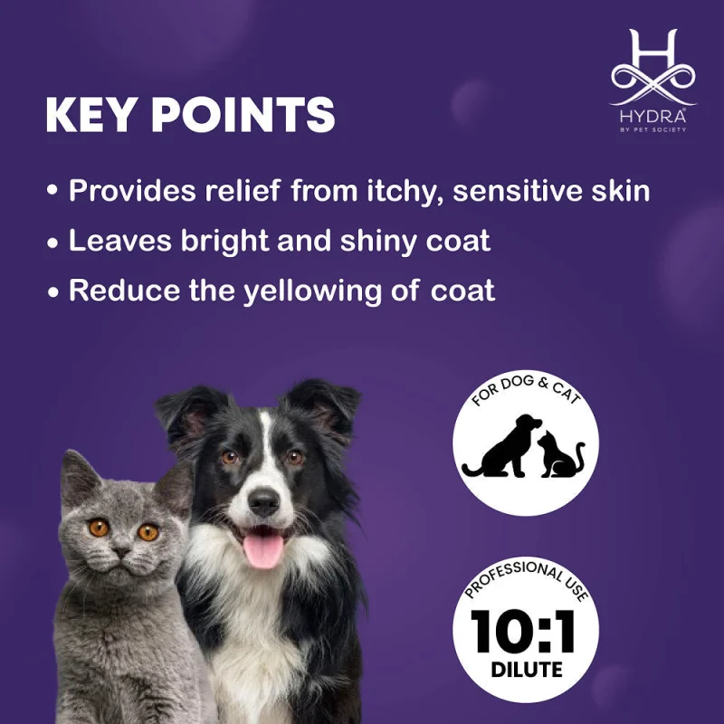 Hydra Groomers Champu Hidratante Moisturizing Shampoo for Cats & Dogs — detail shot