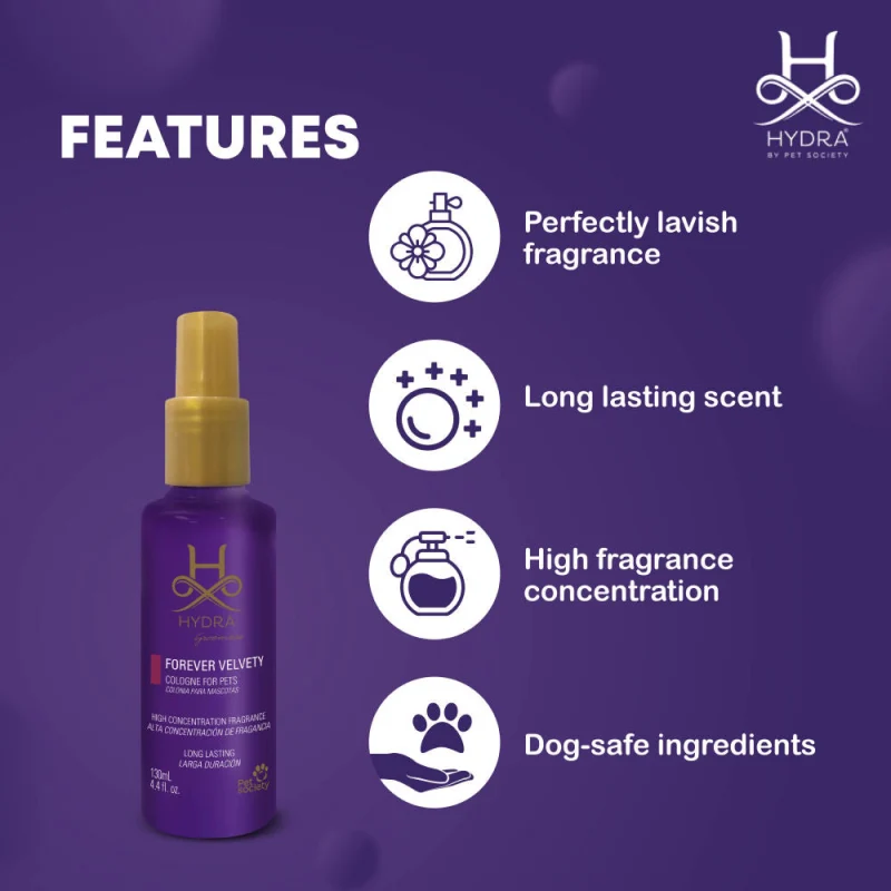Hydra Groomers Forever Velvety Cologne for Dogs and Cats — back view