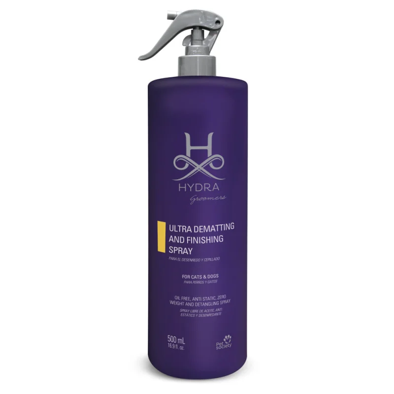 Hydra Groomers Ultra Dematting & Finishing Spray for Dogs and Cats — side view