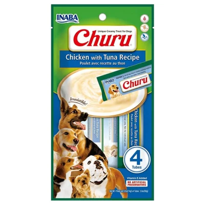 INABA Churu Chicken with Tuna Flavour Dog Treats