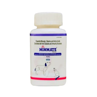 Intas Minmate Tablet Immunity Supplement For Dogs Cats