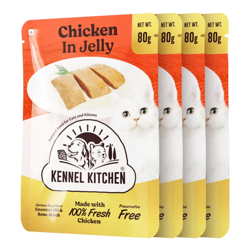 Kennel Kitchen Chicken in Jelly Kitten & Adult Cat Wet Food (All Life Stage)