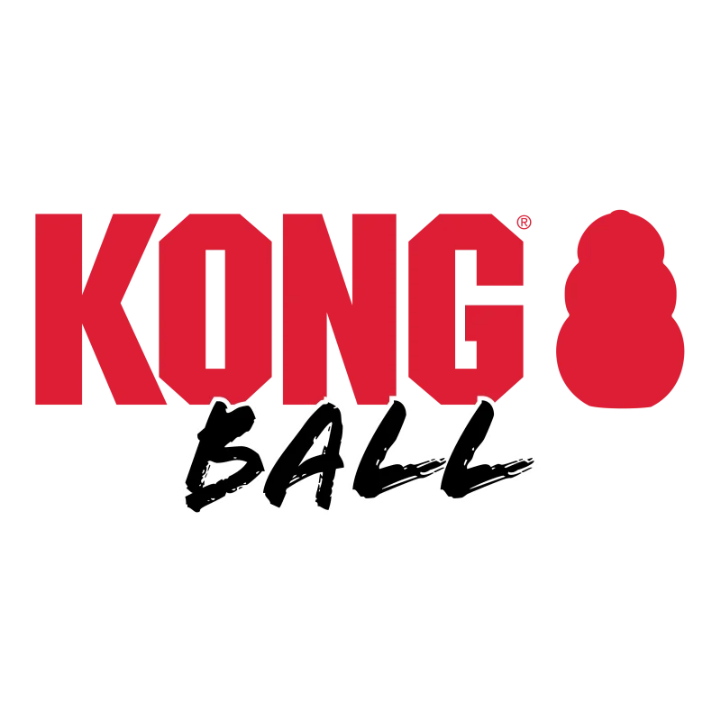 Kong Extreme Ball with Rope Toy for Dogs — back view