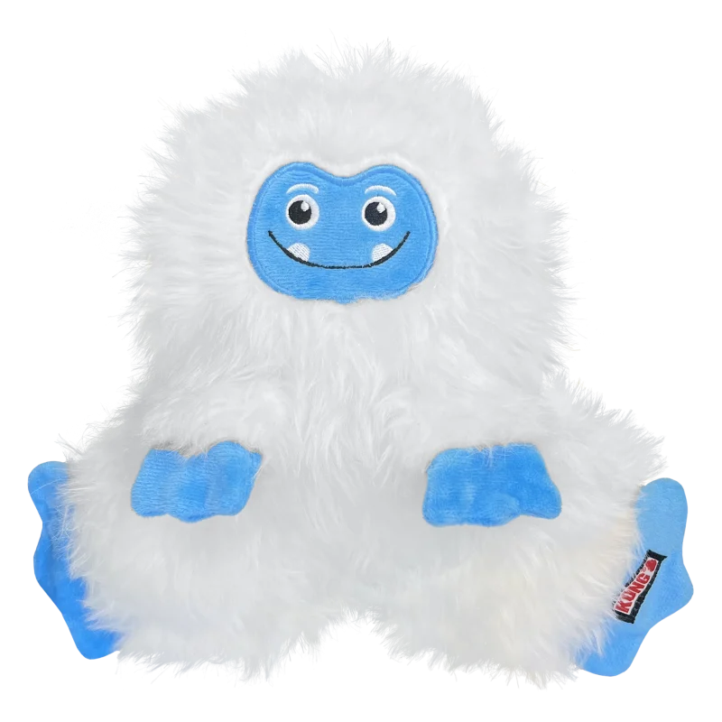 Kong Frizzles Yeti Toy For Dogs White