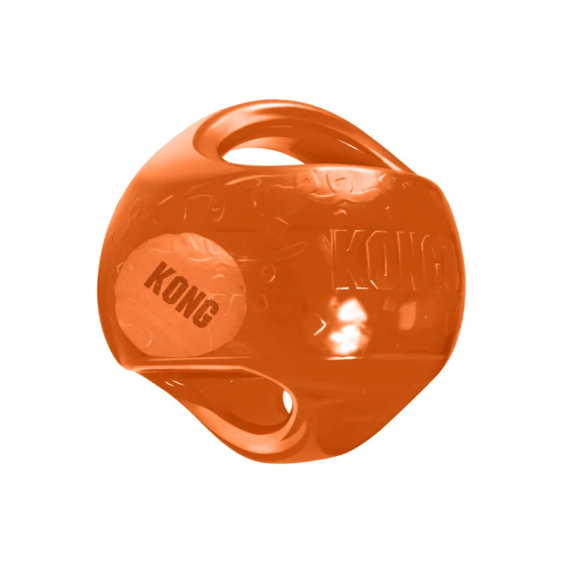 Kong Jumbler Interactive Squeaky Toy For Dogs Orange