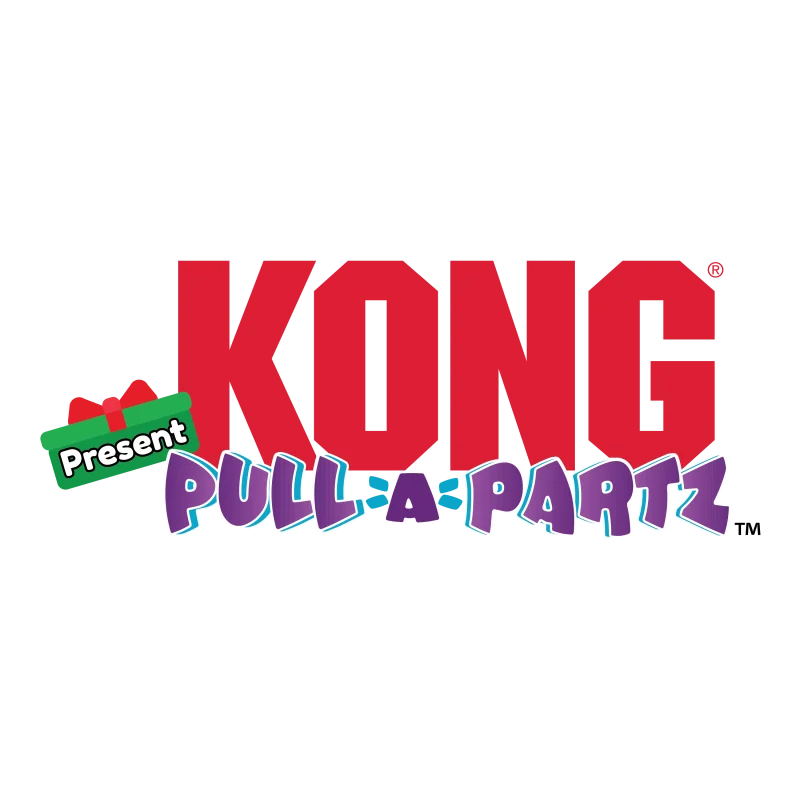 Kong Pull A Partz Present Toy for Cats — detail shot
