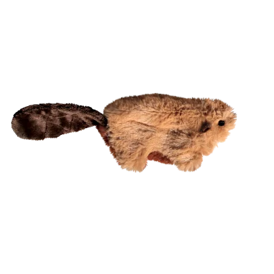 Kong Refillables Beaver Toy For Cats Brown