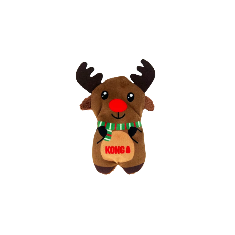 Kong Refillables Reindeer Toy For Cats Brown