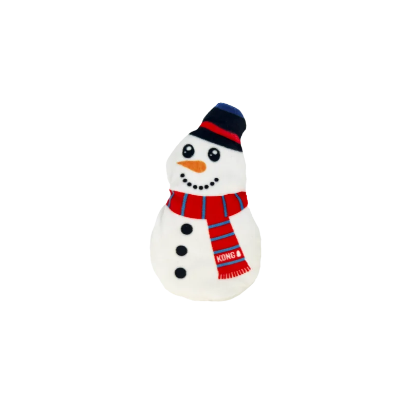 Kong Refillables Snowman Toy For Cats White