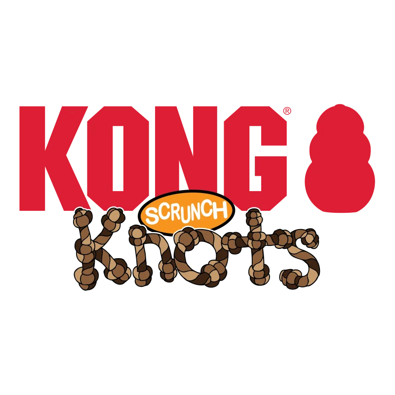 Kong Scrunch Knots Squirrel Toy for Dogs — detail shot