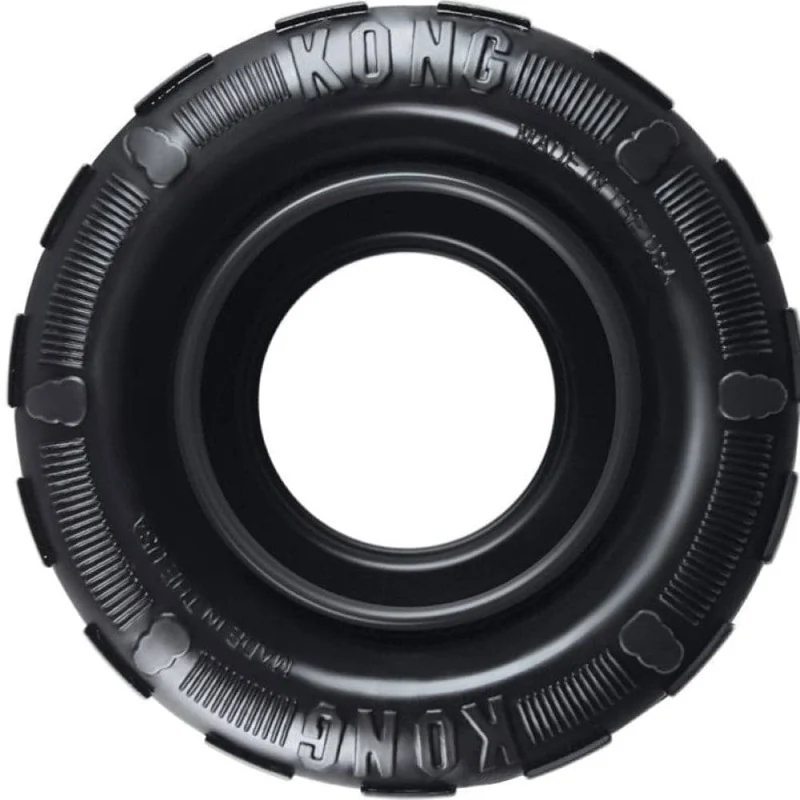 Kong Tires Toy For Dogs Black