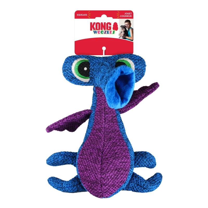 Kong Woozles Toy for Dogs — side view