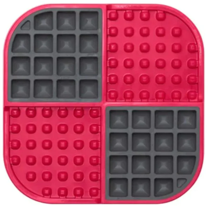 Lickimat Slomo Slow Feeder For Cats And Dogs Pink