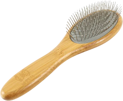M Pets Bamboo Ball Pin Grooming Brush For Dogs And Cats