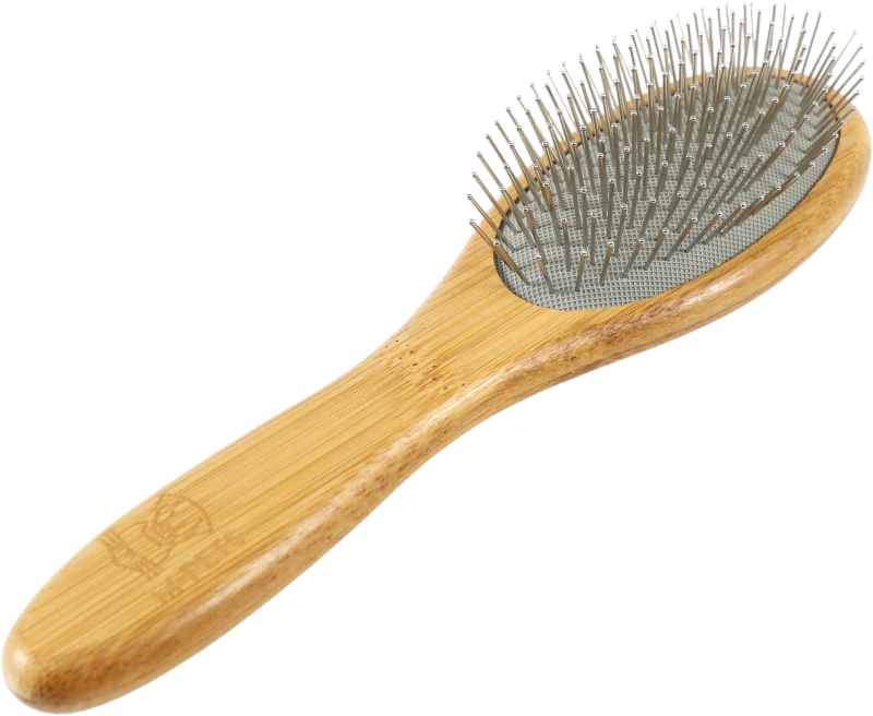 M Pets Bamboo Ball Pin Grooming Brush For Dogs And Cats