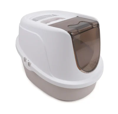 M Pets Eco Tima Desert Sand Box For Cats Desert Sand White
