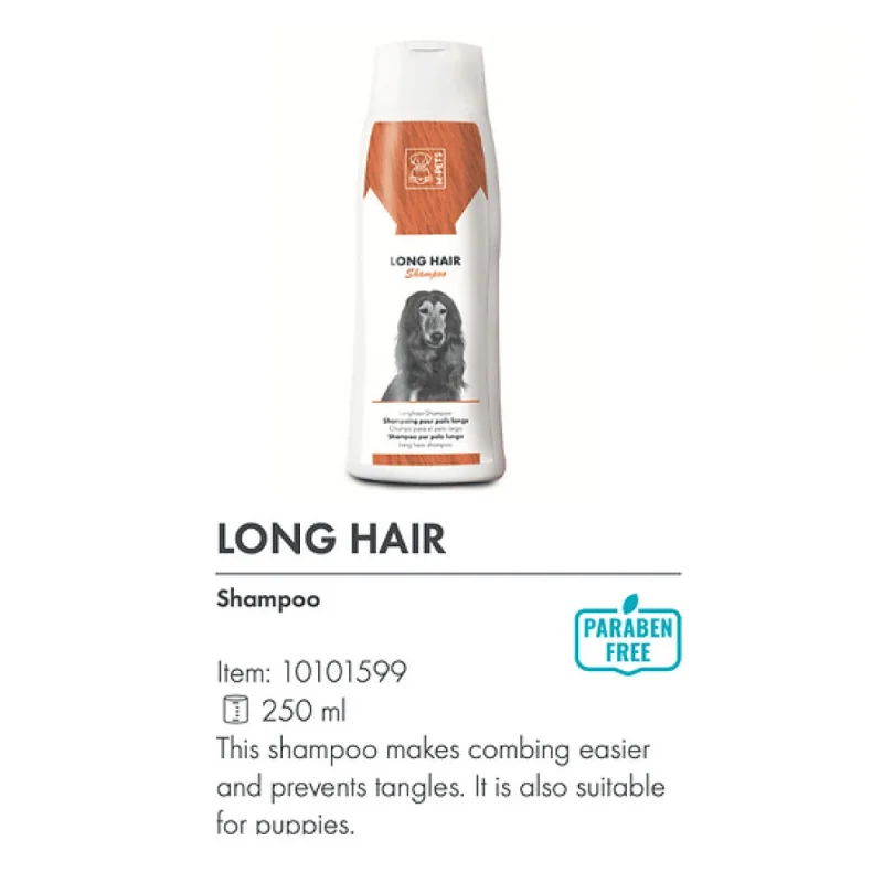 M Pets Long Hair Shampoo for Dogs — back view