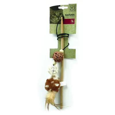 M Pets Natura 3 Ball Wand Toy For Cats