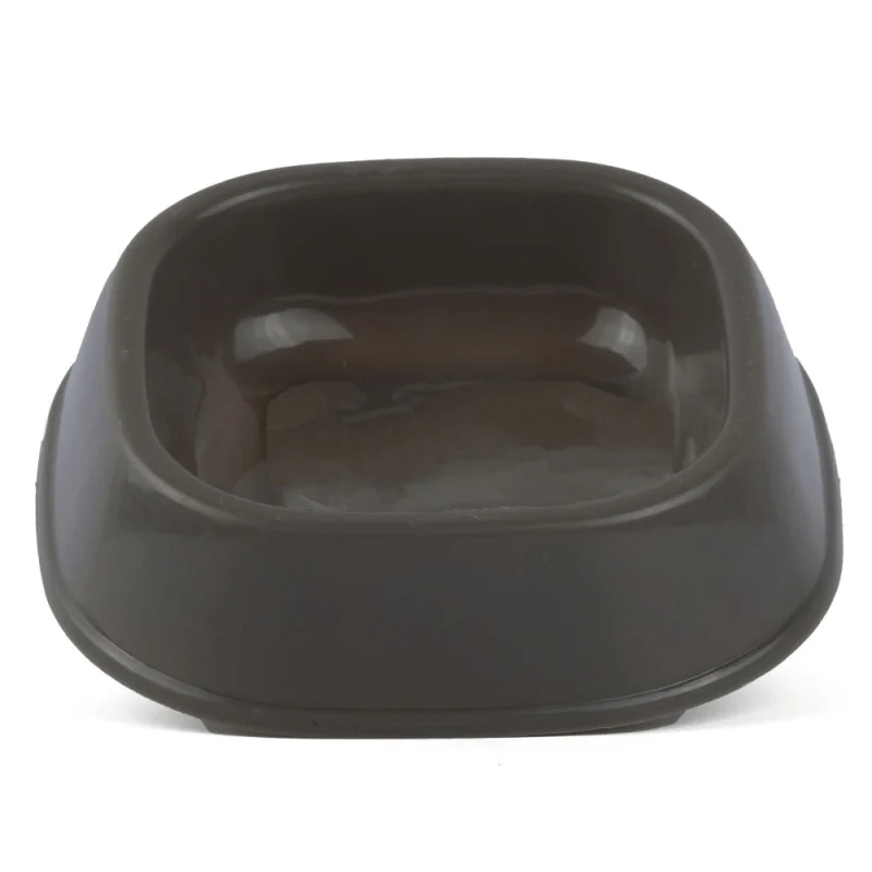 M Pets Plastic Single Bowl for Cats — side view