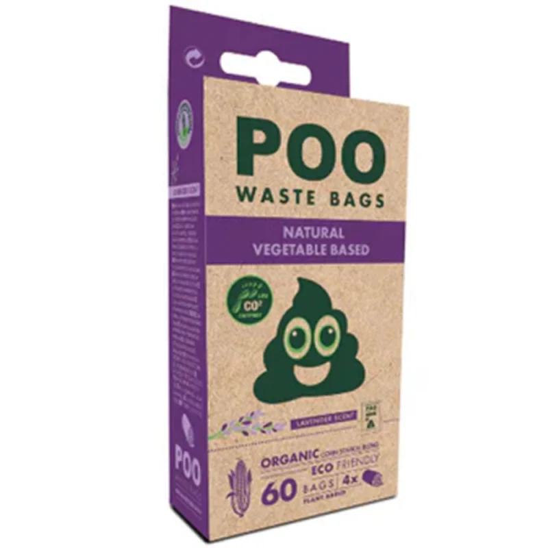 M Pets Poo 100 Lavender Scent Recycled Waste Bags For Dogs