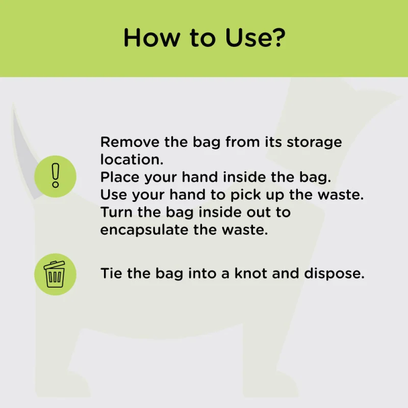 M Pets Waste Bag Dispenser for Dogs — back view
