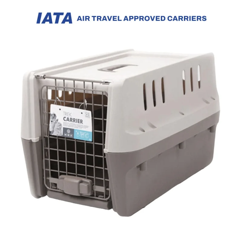 M Pets Trek IATA Approved Travel Carrier for Dogs and Cats — in use