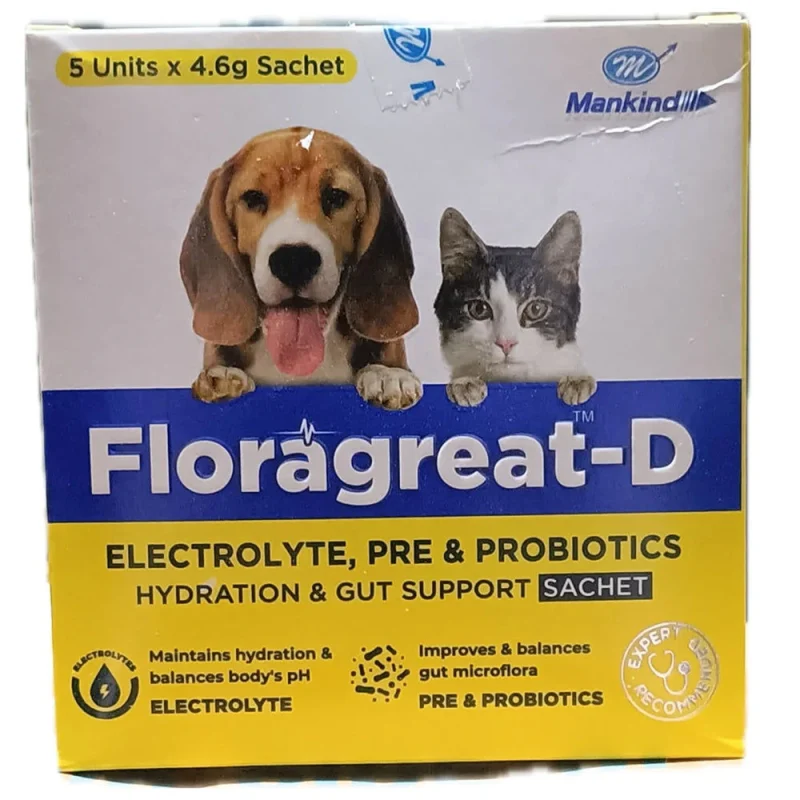 Mankind Floragreat D 4 6Gm For Dogs And Cats