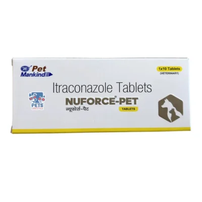 Mankind Nuforce Pet 100mg (Itraconazole) Tablets for Dogs and Cats