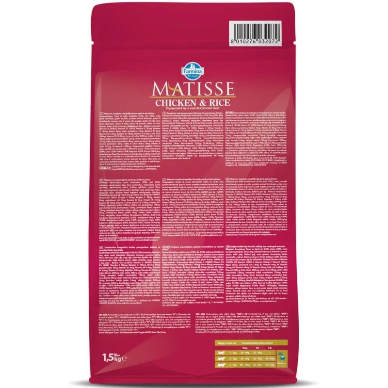 Farmina Matisse Chicken & Rice Adult Cat Dry Food — detail shot
