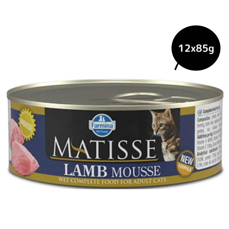 Farmina Matisse Lamb Mousse Adult Cat Wet Food — in use