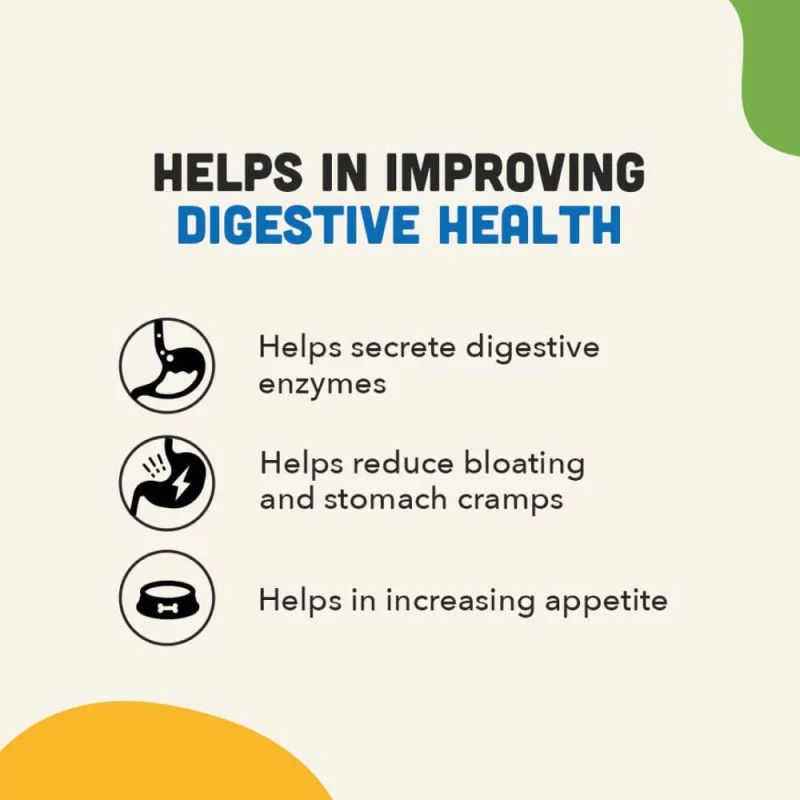 Natural Remedies Digestive Bites Chew Treats for Dogs — back view